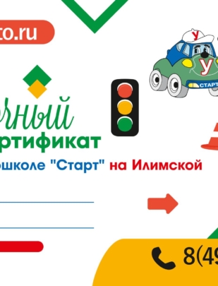Подарочный сертификат на теоретический курс.